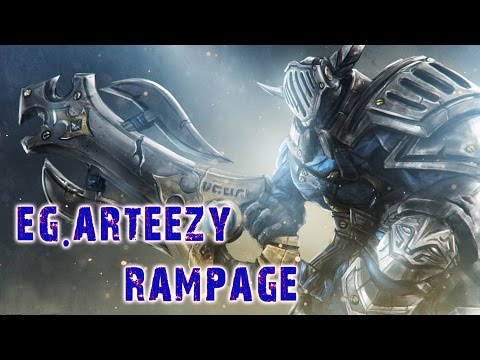 Dota2 EP. 48 EG.Arteezy Play Sven with RAMPAGE -Ranked match game play Full game