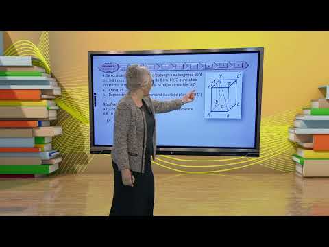 TeleŞcoala: Matematică clasa a VIII-a – Distanţa de la un punct la un plan. Aplicaţii (@TVR2)