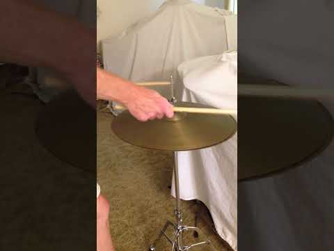 Zildjian Avedis 17" 2nd stamps - Hi Hats or Crash-Ride cymbals - 1930's or 1940's - 1040/1270 g - Brilliant - born together pair image 26