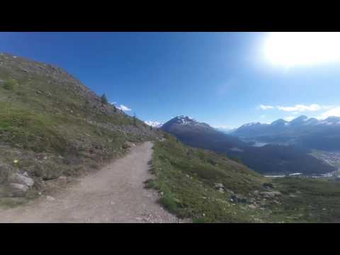 Höhenweg Muottas Muragl Alp Languard