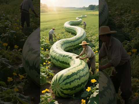 The only big watermelon in the world 😱🍉🍒🍓🍎🫐🥭 #shorts #nature #fruit