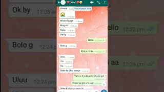 Girlfriend last chat 💔  sad😥 WhatsApp chat  