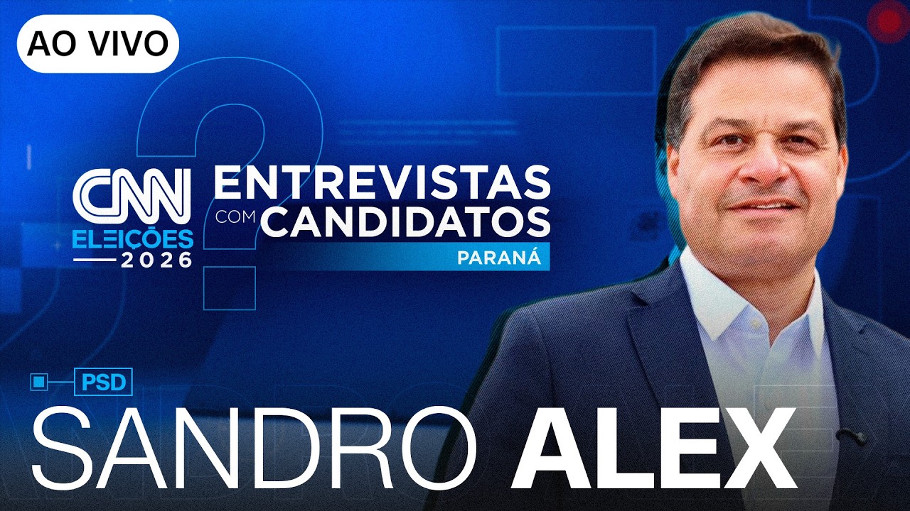 AO VIVO: ENTREVISTA COM SANDRO ALEX (PSD) AO GOVERNO DO PARANÁ | CNN ELEIÇÕES