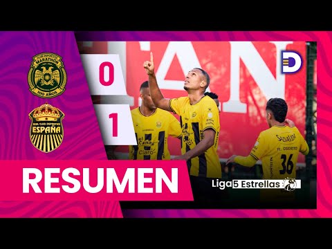 Marathón 0 - 1 Real España | Jornada 4 | Liga Nacional - Clausura 2025 - 2026