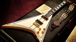 Video thumbnail for Jackson Randy Rhoads Concorde V Guitar USA Custom Shop Masterbuilt 25th Anniversary Video Up Close by Essex Recording Studios