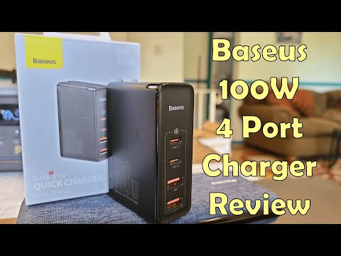 Baseus 100W GaN USB-C Charger 4-Port