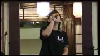 Popstripe (Ega &amp; Bagus) - Mata Aimashou (SEAMO cover) @ Plaza Blok M Matsuri (December 22nd, 2014