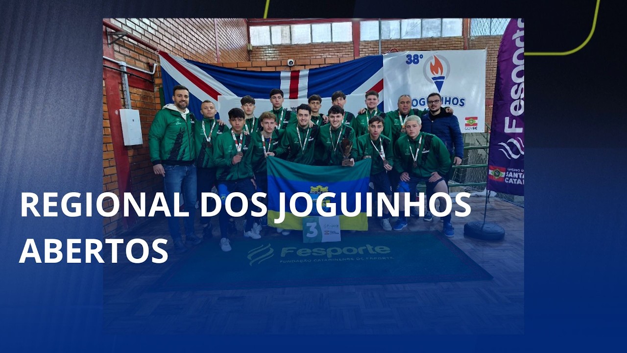 Rio do Sul conquista 2º lugar geral no Regional dos Joguinhos Abertos
