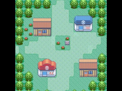 Pokemon Ruby/Sapphire/Emerald Music - "Oldale Town" with Rain (For Sleeping, Studying, etc)
