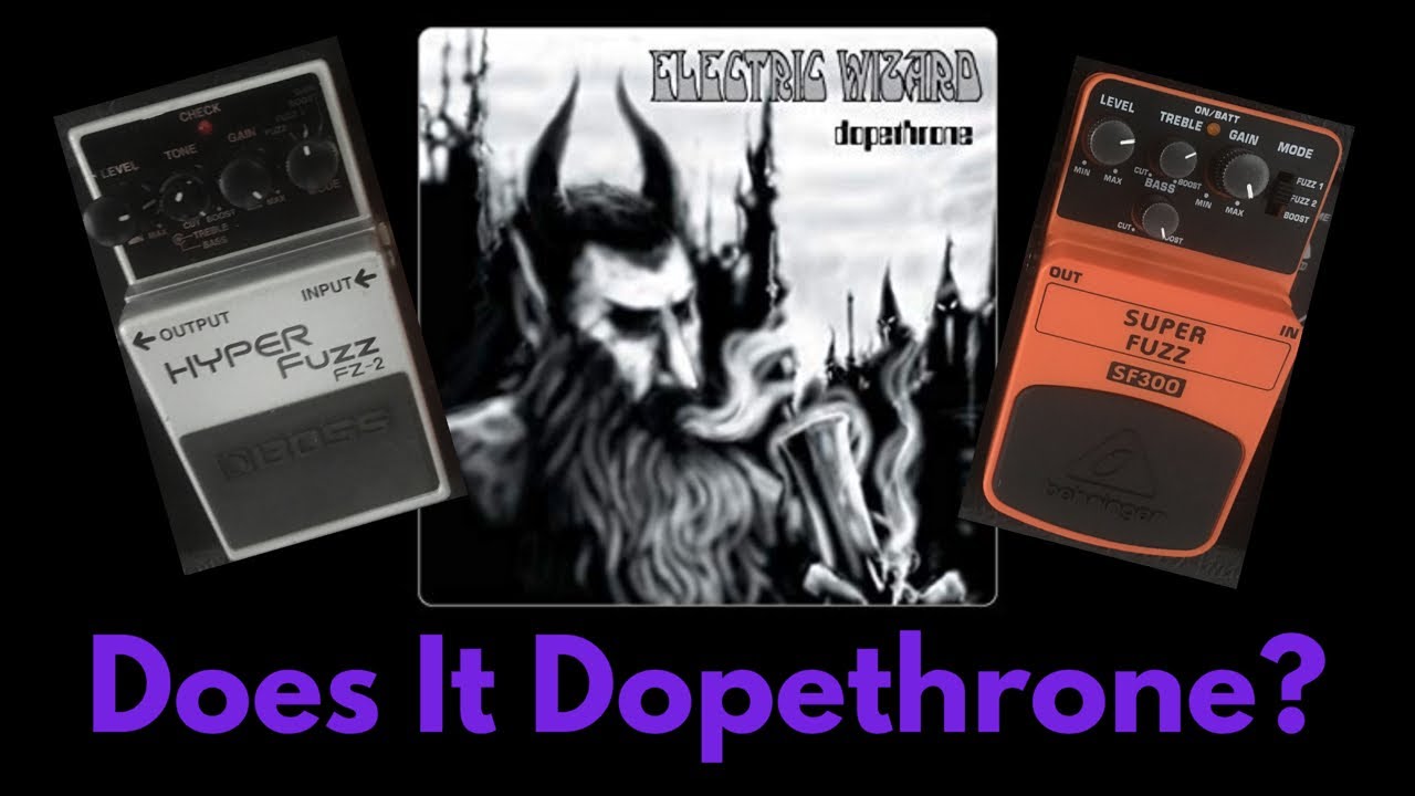 Boss FZ-2 Hyperfuzz vs Behringer SF300 Superfuzz - Electric Wizard Tone!