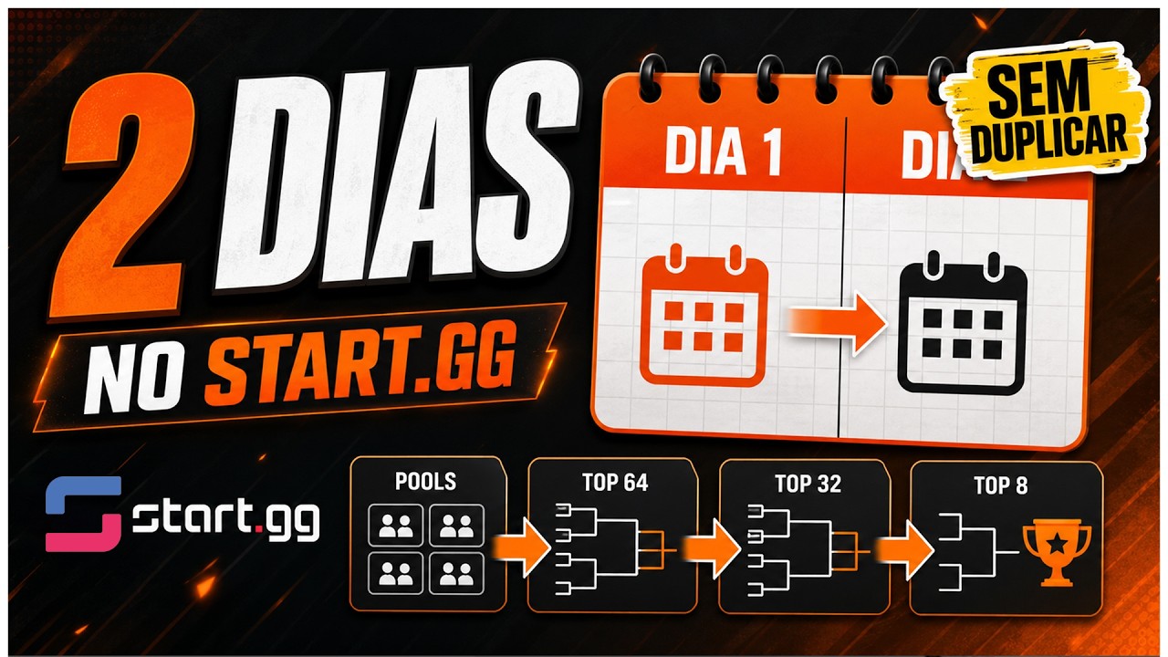 Torneio de vários dias no Start.gg: datas, pools e Top 8