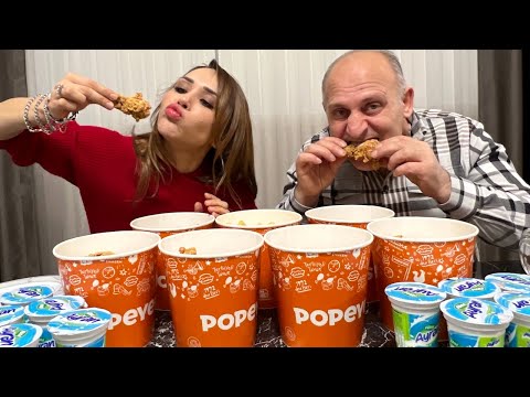 POPEYES ACILI TAVUK YEME YARIŞMASI !! İFTAR VLOG