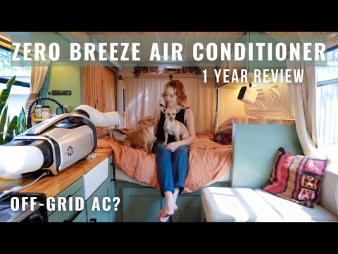 Zero Breeze Air Conditioner 1 Year Review - Zero Installation Off-Grid AC Solution for Bus Builds?