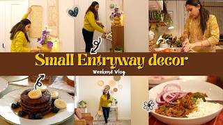 New Home Find - Small Entryway Decor - Millet Pancake I Instant pot Dinner - Slow Weekend vibe