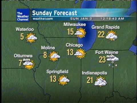 WeatherSTAR XL 1/3/2010 1218AM