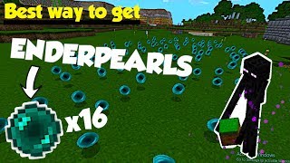 Minecraft Tutorial: BEST Ways To Get Enderpearls BEFORE Entering The End!