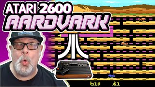 AARDVARK for ATARI 2600: Bug-Snatching Blast! Watch RETRO BLISS Gameplay!