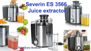 Severin ES 3566 Juice extractor TESTING
