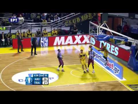 Τα καλάθια του νικηφόρου αγώνα του ΑΡΗ επί της Trabzonspor Medical Park 78 70. (2015 11 18