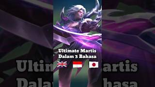 Download lagu Suara Ultimate MARTIS Dalam 3 Bahasa #shorts #mlbb mp3