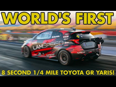 Thumbnail for World's First 8 Second 1/4 Mile Toyota GR Yaris! by Toyota GR Yaris