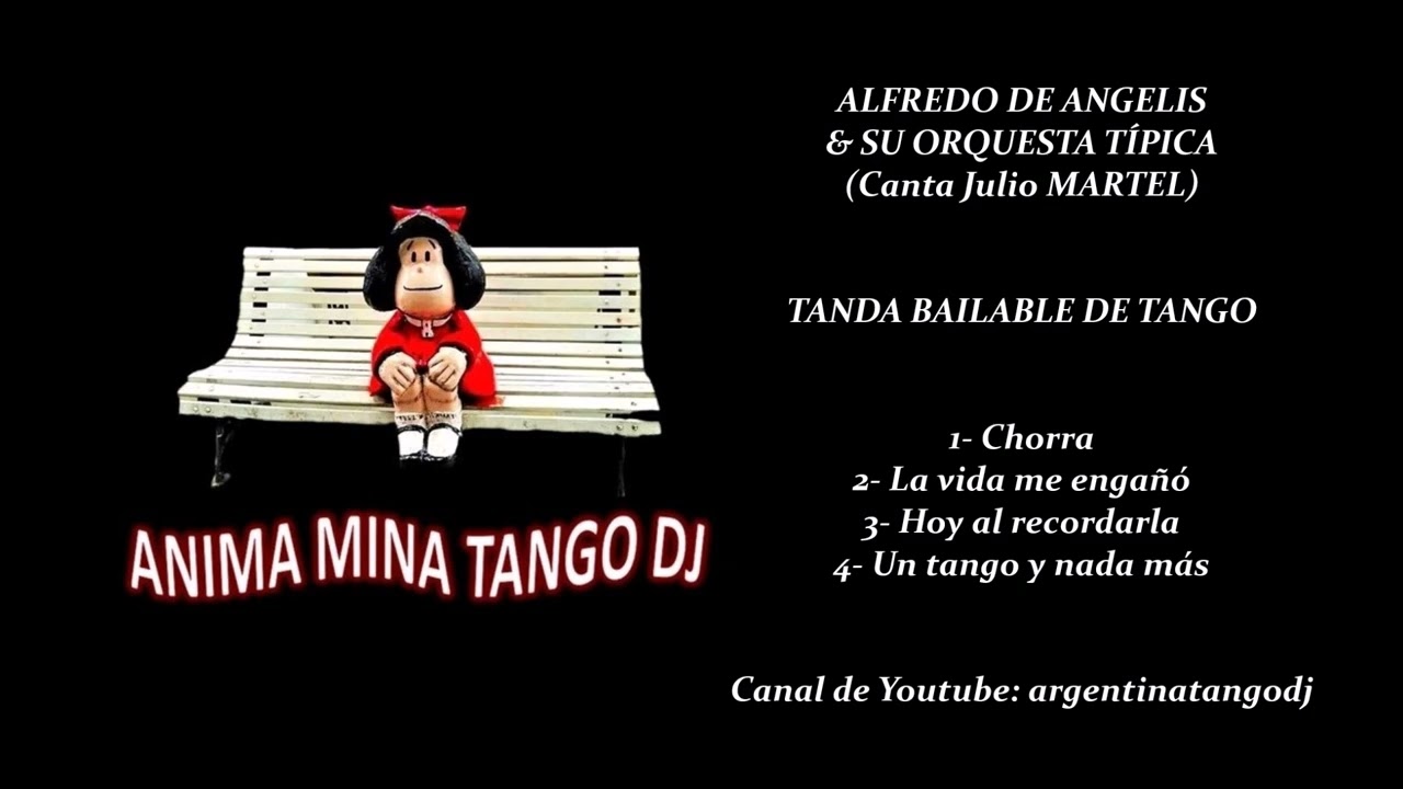 ALFREDO DE ANGELIS & JULIO MARTEL: SELECCIÓN O "TANDA" DE TANG0 (ANIMA MINA TANGO DJ)