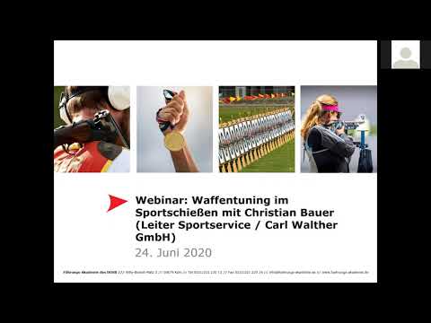 DSB Webseminar - Waffentuning im Sportschießen
