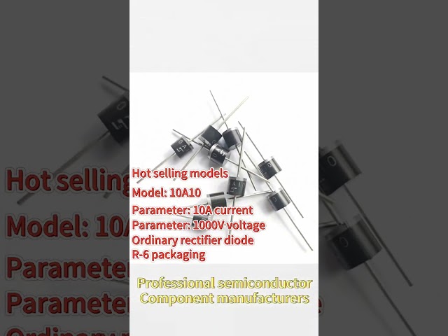 Vídeo relacionado con AUKENIEN 10A10 Diodo Rectificador 10A 1000V R-6 Axial 10 Amperi 1000 Voltios Diodos Rectificadores Electrónicos de Silicio (Paquete de 20 Piezas)