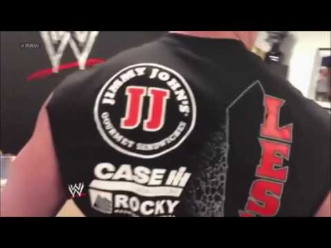 Brock Lesnar Destroys Triple H's office at WWE Headquarters Raw 2013