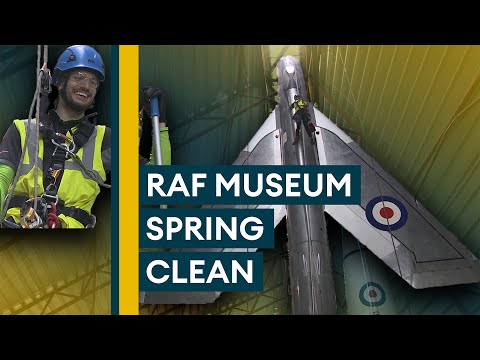 HOW TO: Clean An RAF Cold War Aircraft 100ft In The Air