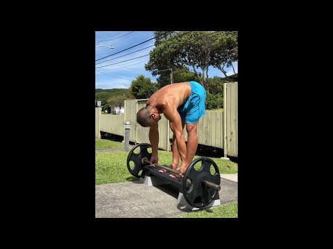 Day 318 FitPro Hawaii Workout - Jefferson Curls + Rows - March 31, 2021, 10:25 am