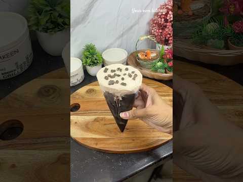 Homemade Cornetto🍦#icecream #icecreamcone #chocolateicecream #chocolate #trending #shorts #viral