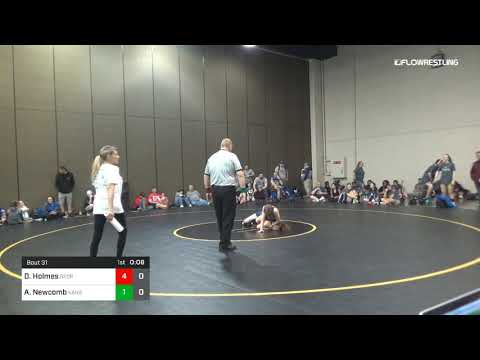 100 Lbs Rr Rnd 3 Dianna Holmes Georgia Dual Vs Amanda Newcomb Kansas Dual