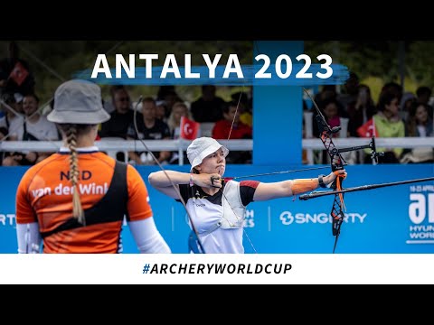 Elina Idensen v Laura van der Winkle – recurve women semifinal 2 | Antalya 2023 World Cup S1