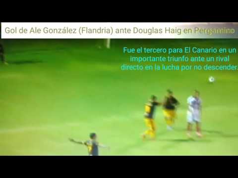 Douglas Haig (2) Flandria (3): Gol de Ale González