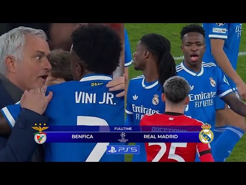 Vinicius RACIST FANS !! HIGHLIGHT Benfica vs Real Madrid | UEFA Champions League 2025/26