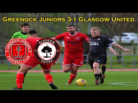 HIGHLIGHTS: Greenock Juniors 3-1 Glasgow United - WOSFL Division 2 - 03/12/22