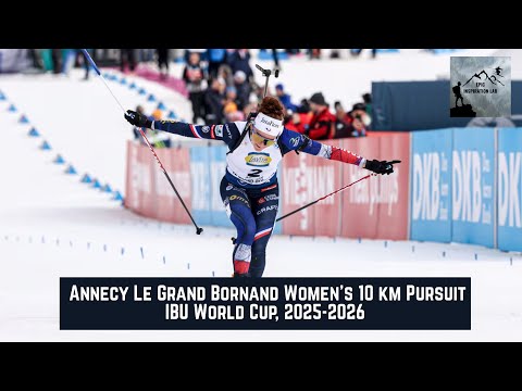Women's 10 km Pursuit - Annecy Le Grand Bornand - Biathlon season 2025/2026 IBU World Cup