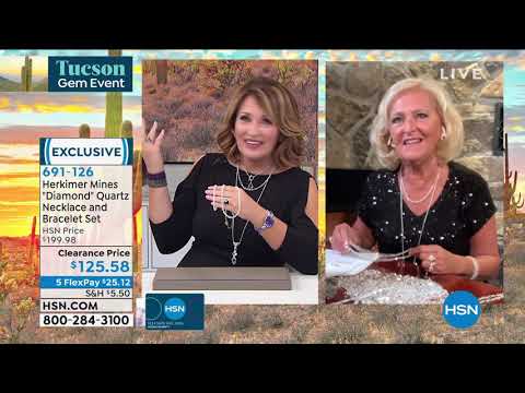 Herkimer Mines 51.50ctw "Diamond" Quartz Necklace and Br...