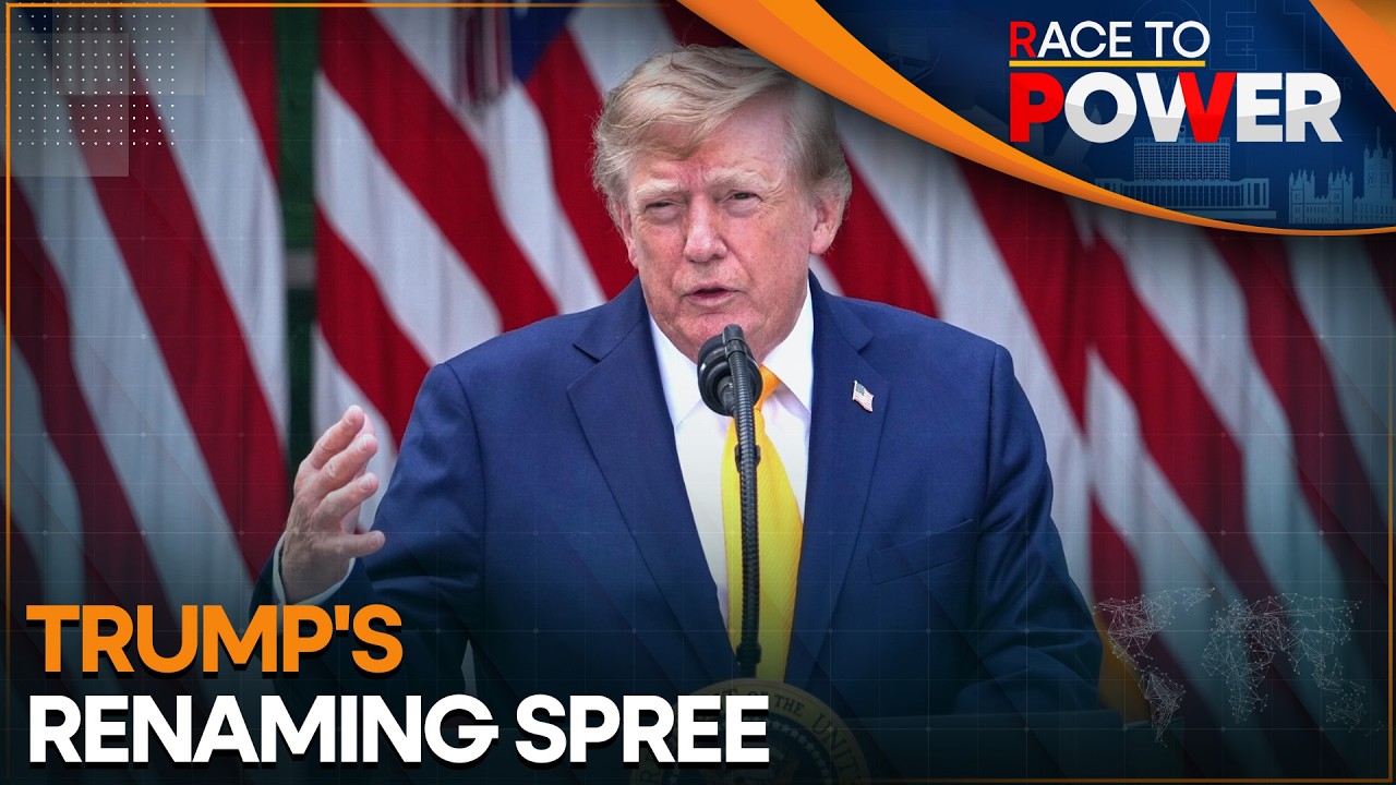 Donald Trump Creating His Own Maps With Executive Orders Renaming Lakes & Gulfs | Race To Power