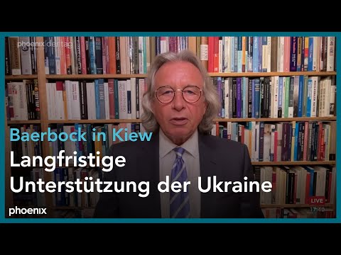 Prof. Thomas Jäger zum Besuch von Annalena Baerbock in Kiew am 10.05.22