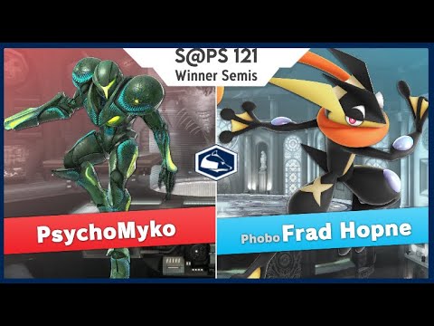 S@PS 121 Ultimate Singles - PsychoMyko(Dark Samus) vs Phobo | Frad Hopne(Greninja)