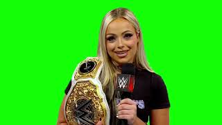 Liv Morgan "will you pretty pretty please come out here?" green screen