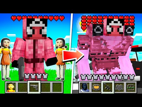 FAKİR MUTANT SQUİD GAME ASKERİ OLDU!🎮 - Minecraft