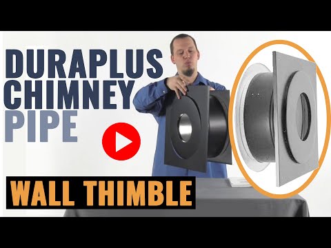 DuraPlus Chimney Pipe - Wall Thimble