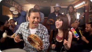 Jimmy Fallon, Carly Rae Jepsen &amp; The Roots Sing &quot;Call Me Maybe&quot; (w/ Classroom Instruments)