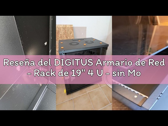 Vídeo relacionado con DIGITUS Armario de Red de 10 Pulgadas - 6U - Montaje en Pared - sin Montar - HxAxP 324x316x298mm - Capacidad de Carga 30kg - Profundidad útil 254mm - Clase de protección IP20 - Serie Soho Pro - Gris