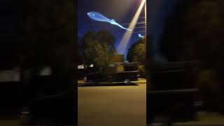 UFO OR MISIL IN THE SKY OF ORANGE COUNTY CALIFORNIA