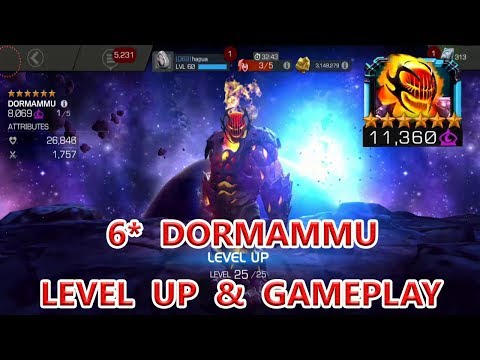 6 STAR DORMAMMU LEVEL UP AND GAMEPLAY marvel contest of champion
