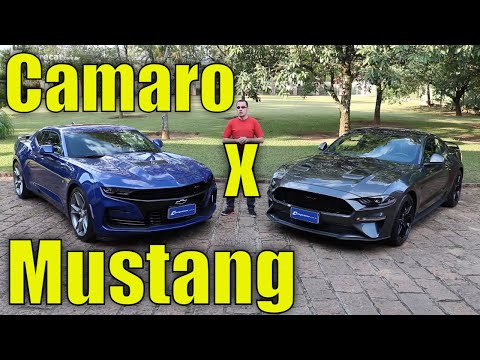 Comparativo: Chevrolet Camaro SS x Ford Mustang GT